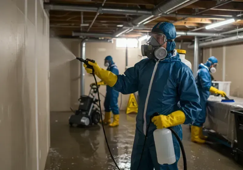 Basement Sanitization and Antimicrobial Treatment process in Saint George, ME